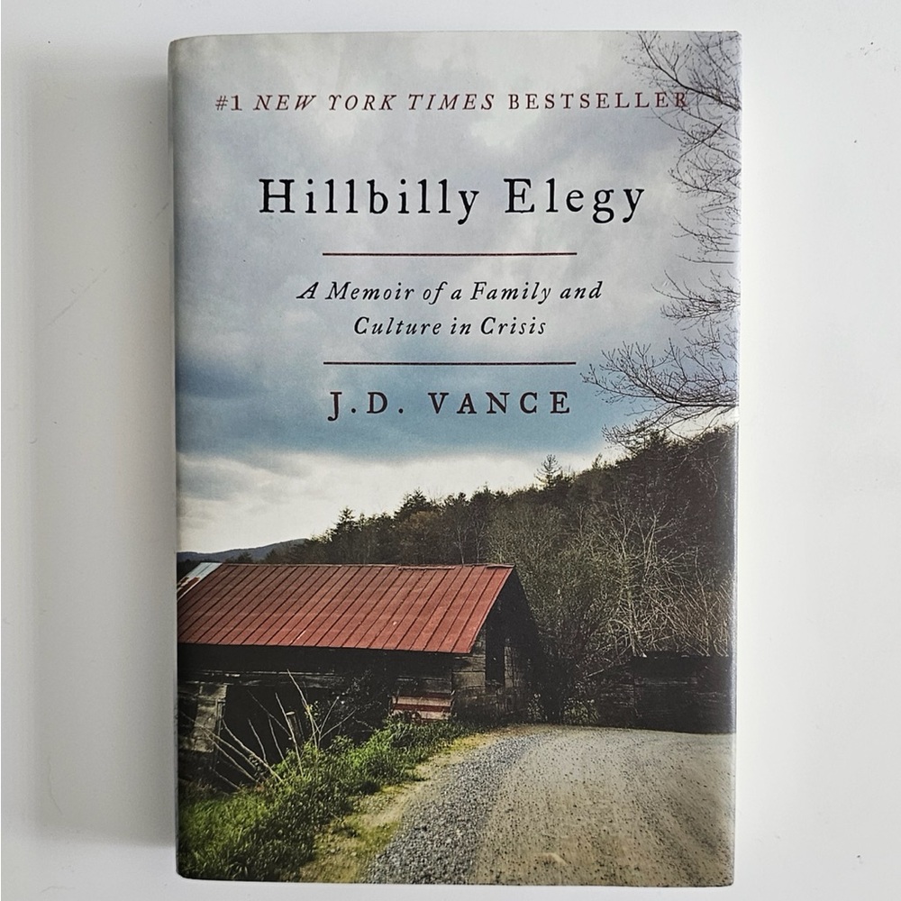 Hillbilly Elegy Hardcover Book by J. D. Vance